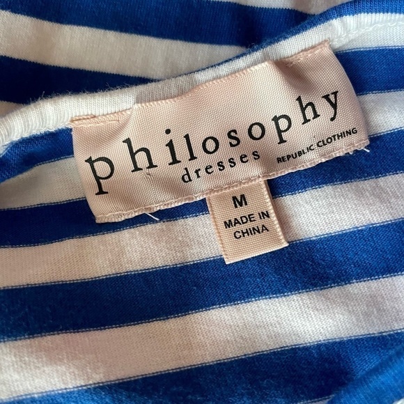 𝅺PHILOSOPHY Stripe Tassel Dress - Picture 8 of 10